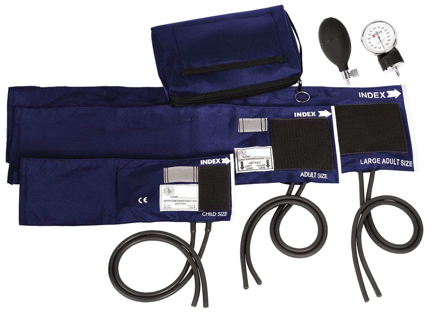 Prestige Medical 3-in-1 Aneroid Sphygmomanometer Set with Carry Case - Senior.com Aneroid Sphygmomanometer